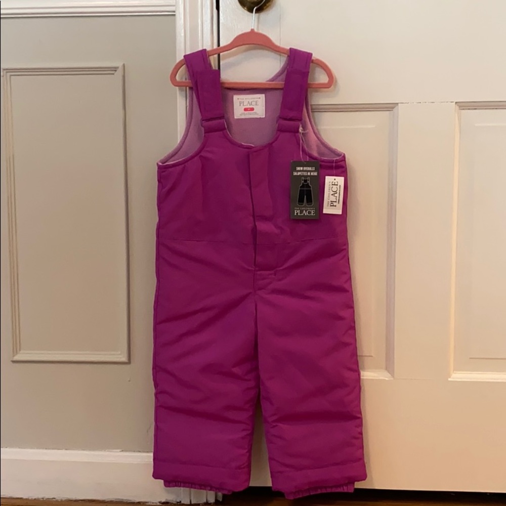 Toddler Girls Snow Overalls